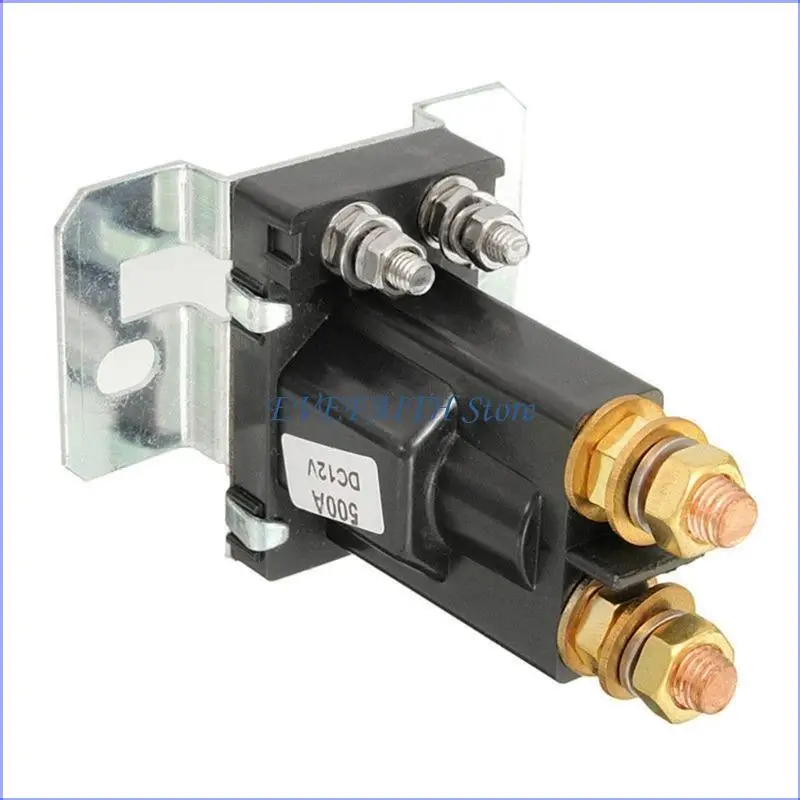 124B Car Power Switch Starter Solenoid Auto Start Contactor 4 Terminals 12V AMP 500A