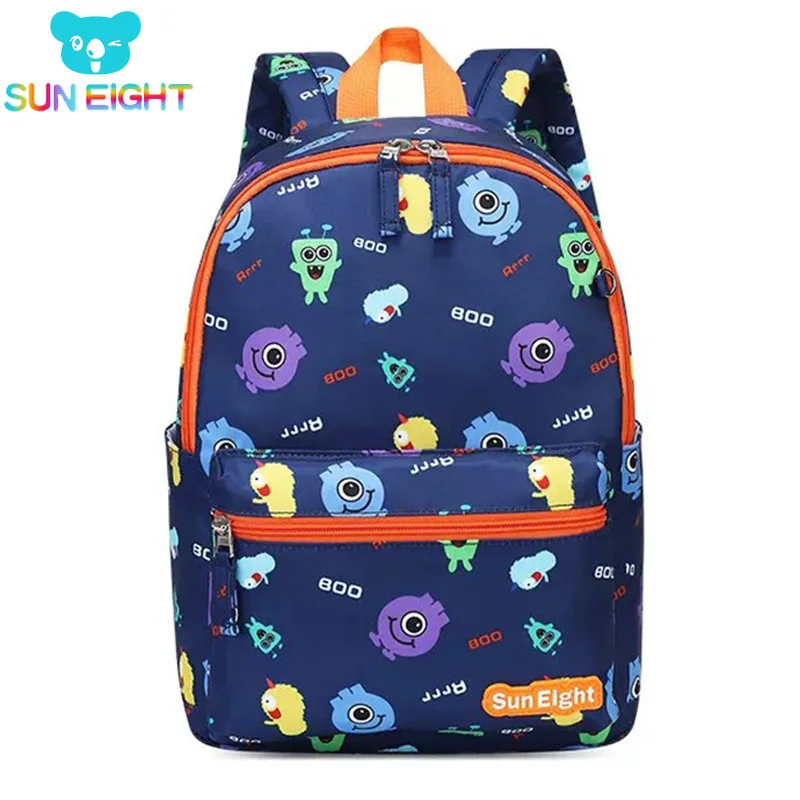 SUN EIGHT 14inch Kindergarden Backpacks Fit A4 Student School Bags Children Bookbag Outdoor bag