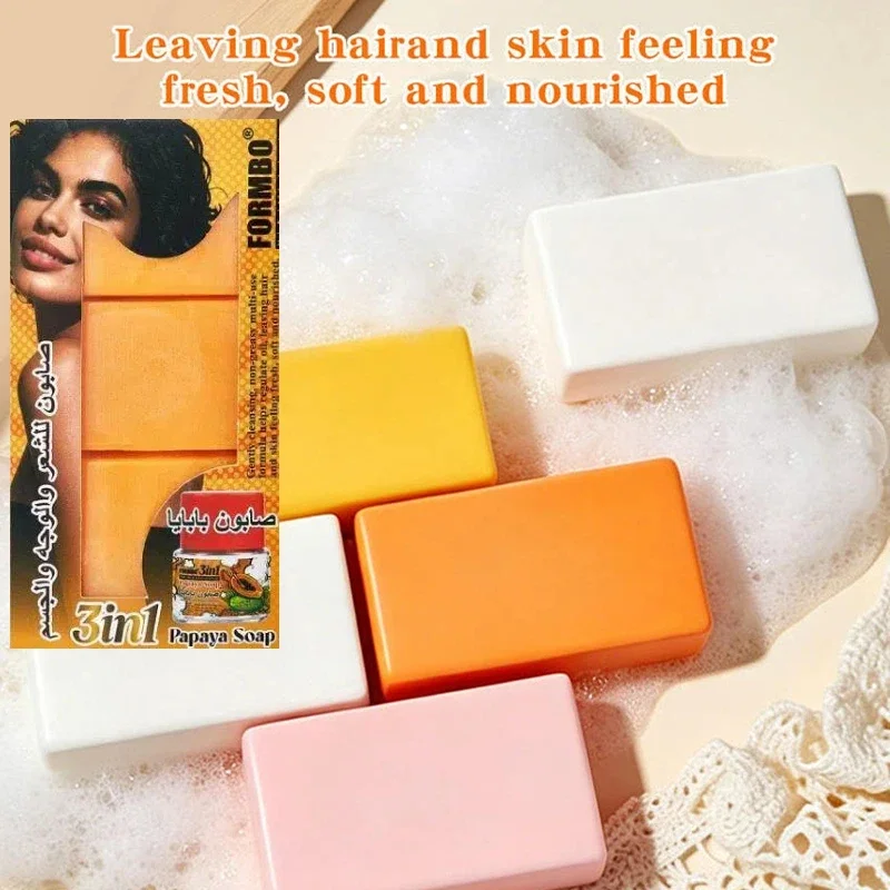 Gentle Refreshing Bath Soap 3 In 1moisturizes Long-lasting Scent Deeply Cleanses Non-irritating Daily Body Bath Cleansing Soap