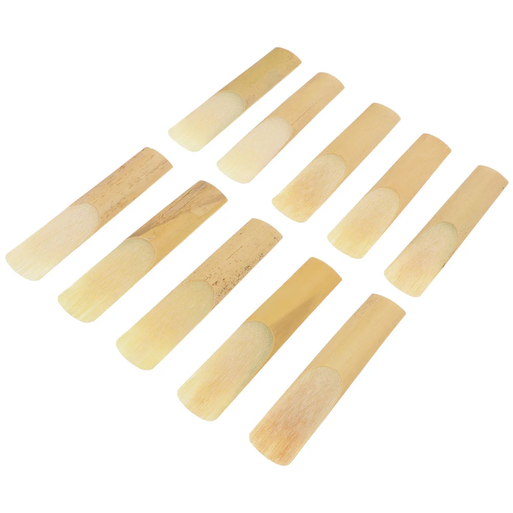 10 Pcs Saxophone Reeds Replacement Kit Musical Instrument Tenor for Strength 25