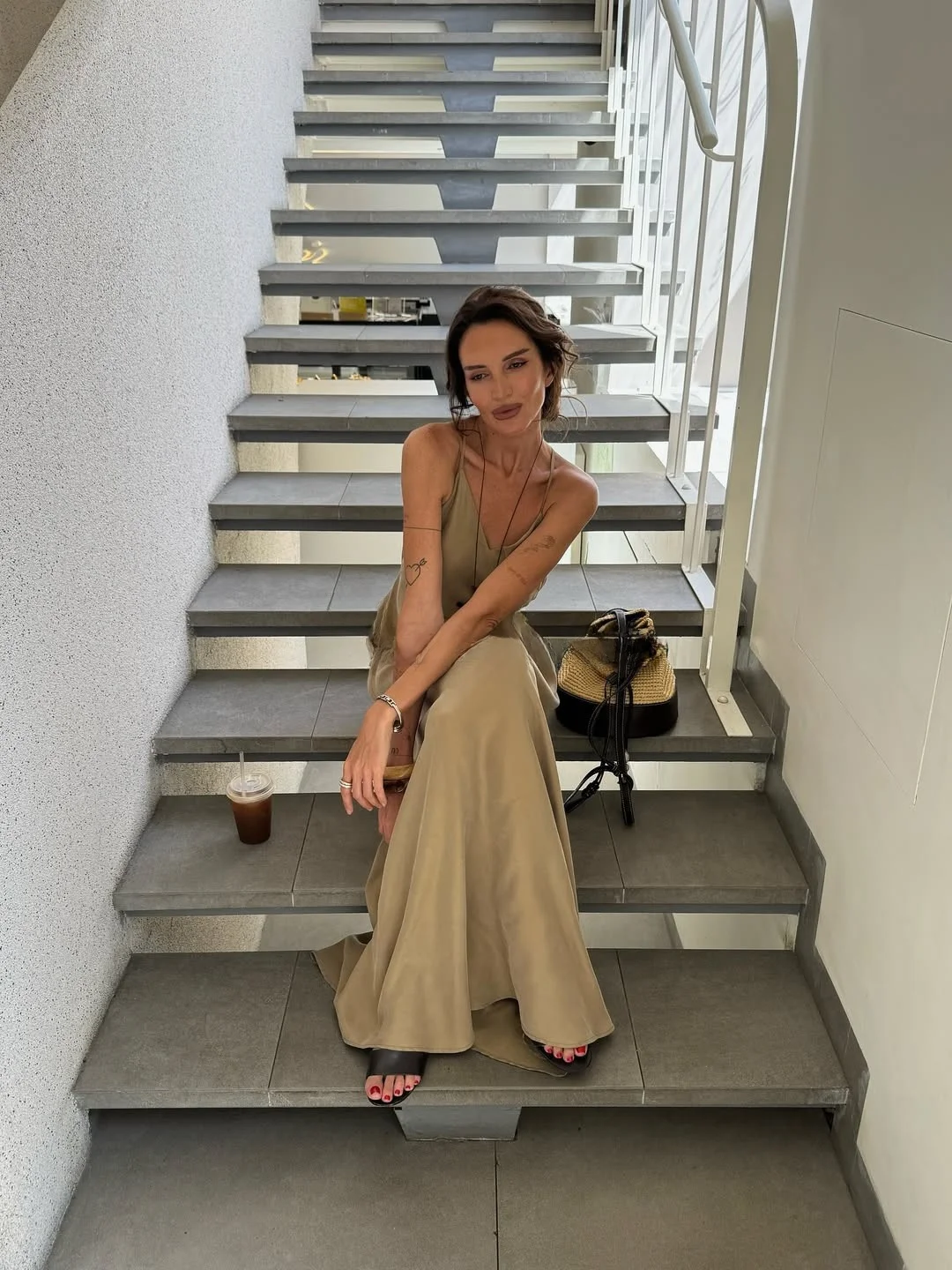 

Elegant Versatile V-Neck Strapless Dress Slimming Long Evening Gown High Waist Zipper Style Sexy Backless Red9 Alluring Dress