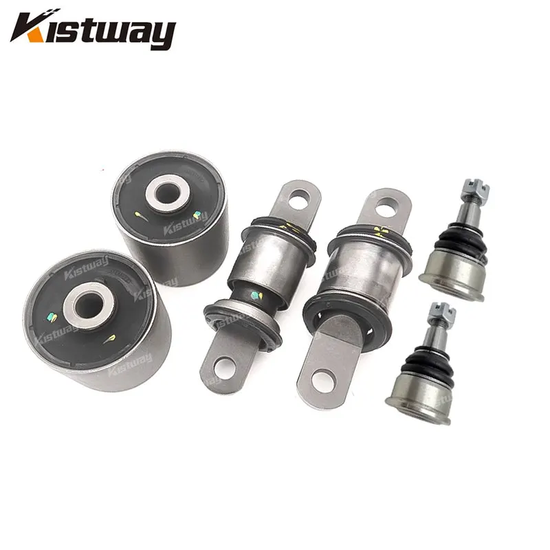 6PCS Front Lower Control Arm Bushing Ball Joint Kit For Honda Odyssey RC3 15-21 Elysen RR8 51350-T6A-001 51360-T6A-001