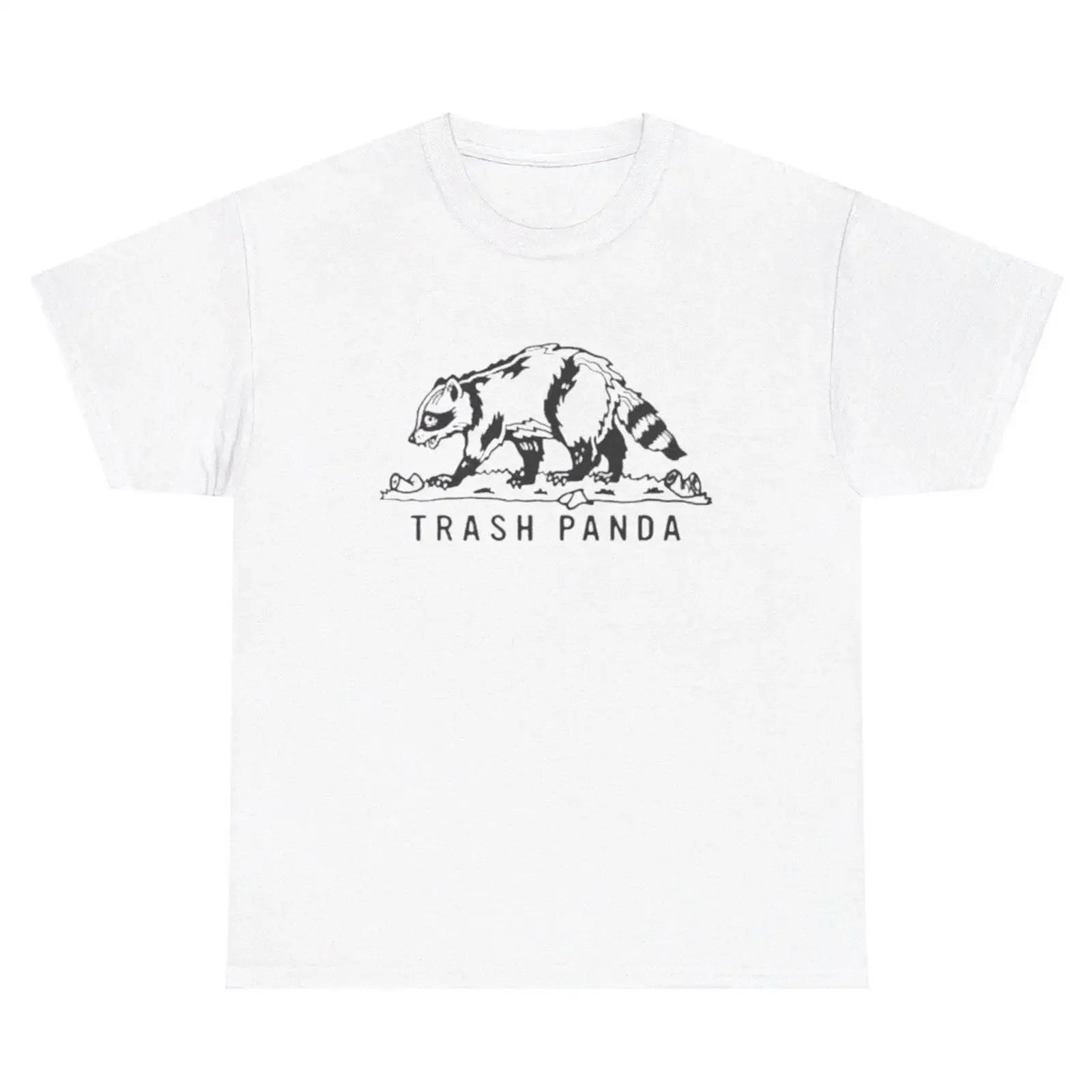 Trash Panda T Shirt Funny Raccoon Silly Animal Meme Oddly Specific Humor vintage Washed designer clothes Top For Everyday Wear