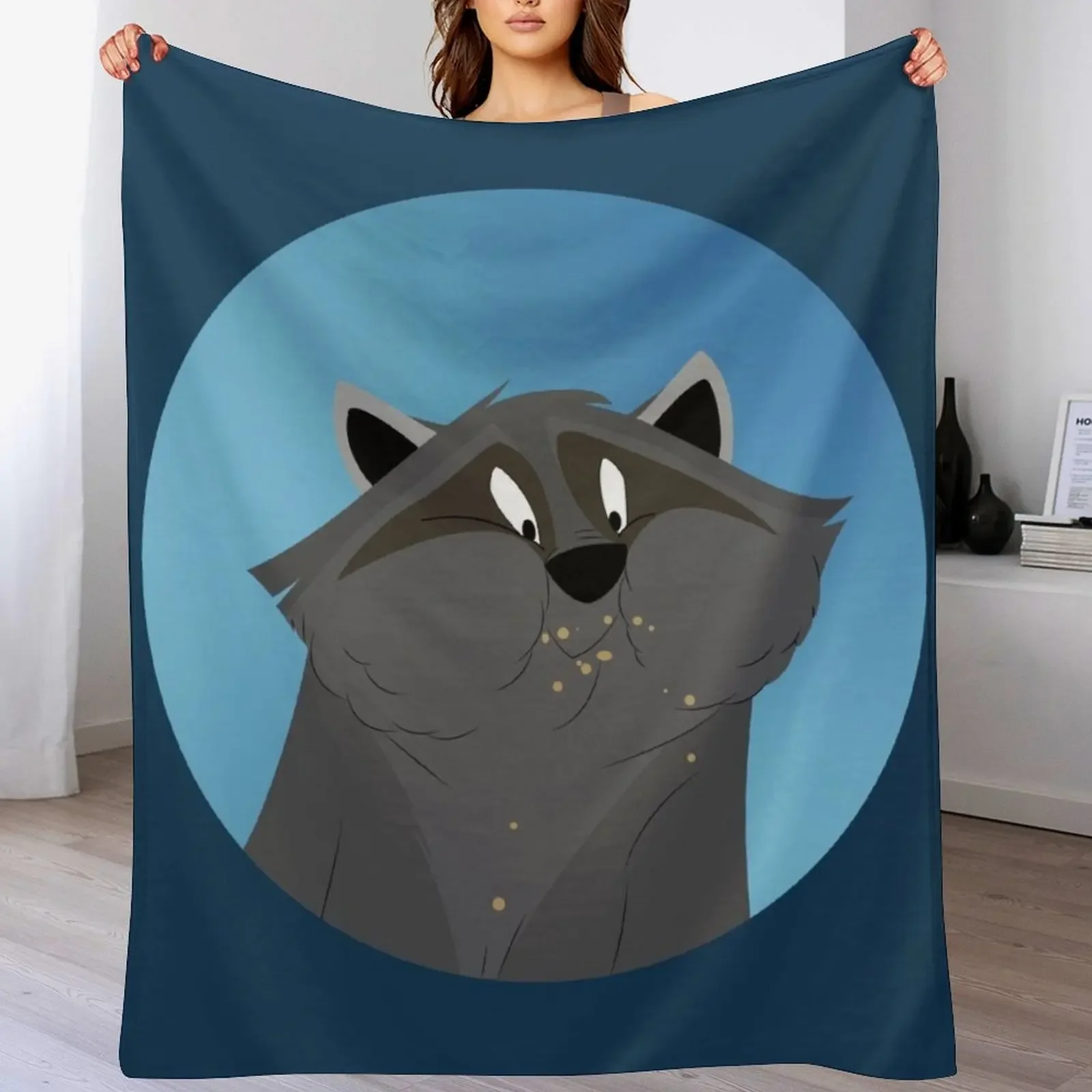 Meeko Pocahontas manta para sofá decorativo edredón mantas grandes sueltas