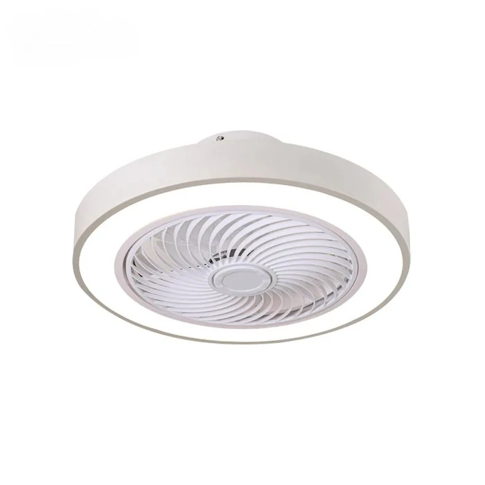

Integrated ceiling fan light, bedroom ceiling fan light, living room dining room ceiling light, modern simple and quiet internet