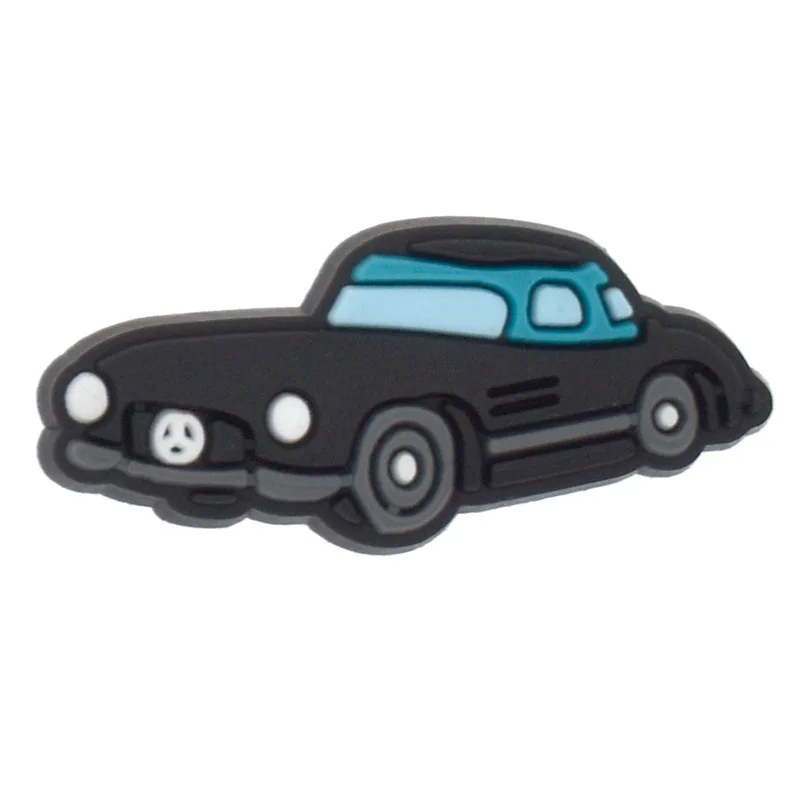 New 1Pcs  Fashion Cars Shoes Charms for Crocs DIY Badge Clogs Buckle Kids Pins Decoration Jeans Shoe Accessories X-mas Wholesale - 4