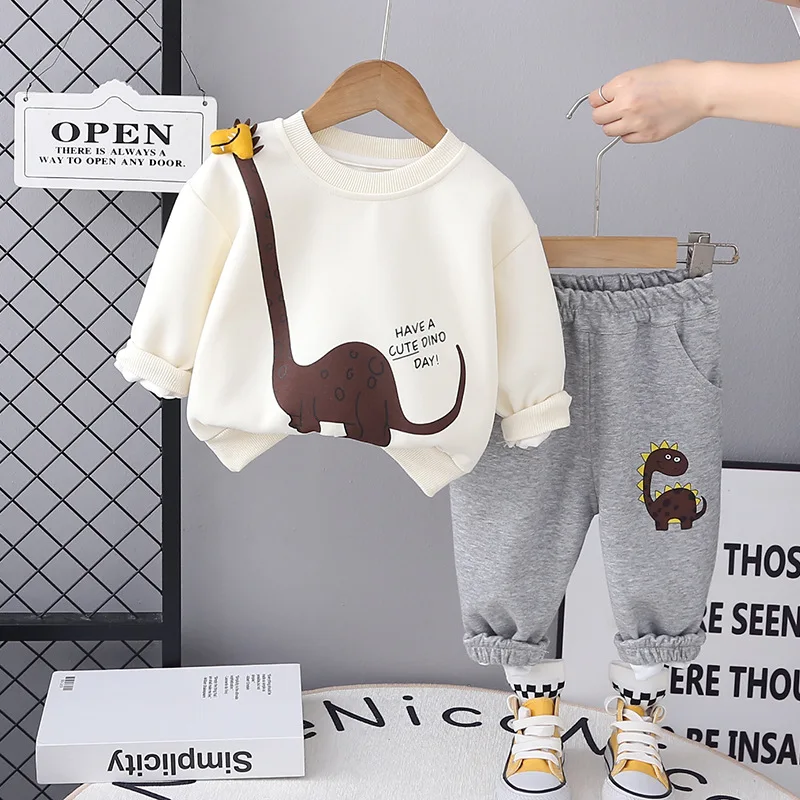 New Spring Autumn Baby Girls Clothes Suit Children Boys T-Shirt Pants 2Pcs/Sets Toddler Fashion Casual Costume Kids Tracksuits