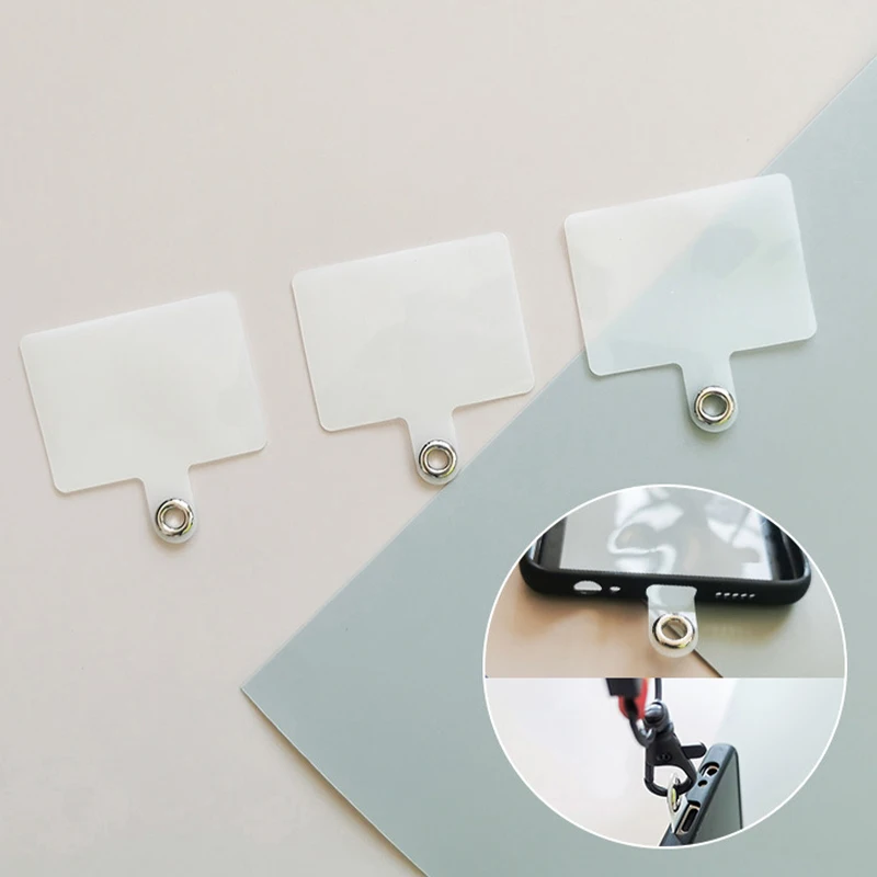 1pc Universal Mobile Phone Lanyard Card Hanging Rope Clip Replacement Detachable Multi Color Style Clip Snap Cord Rope Patch