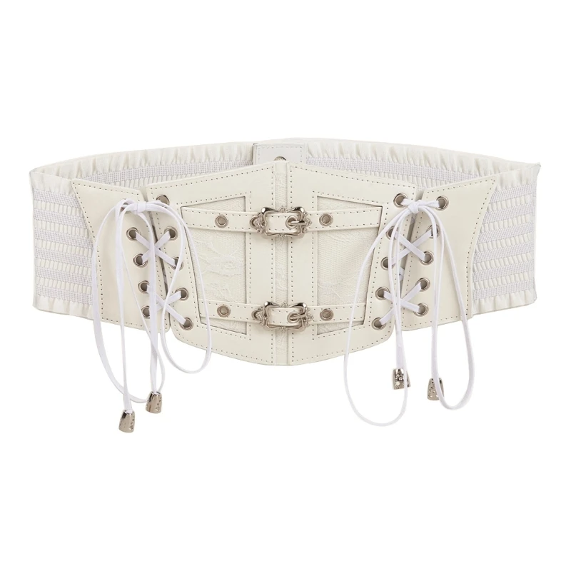 

Corset Belt Waistband for Women Elastic Costume Waist Belt Sexy Lace Up Women Underbust Lace Up Tops