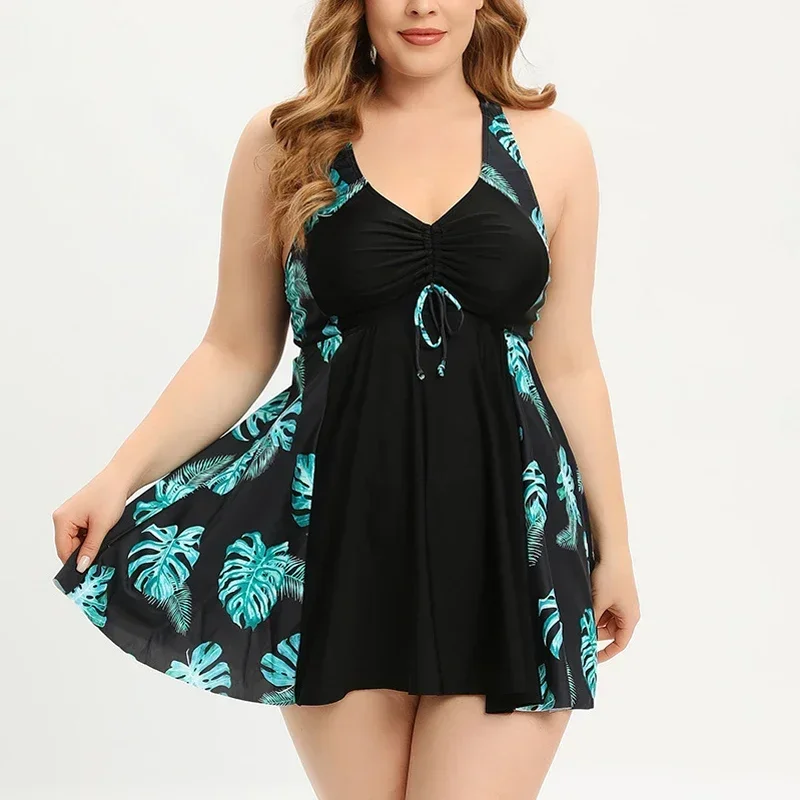 

2024, женский купальник большого размера с принтом, сексуальный купальный костюм с v-образным вырезом на подтяжках и открытой спиной, кимоно, бикини с разрезом, летние накидки, купальники