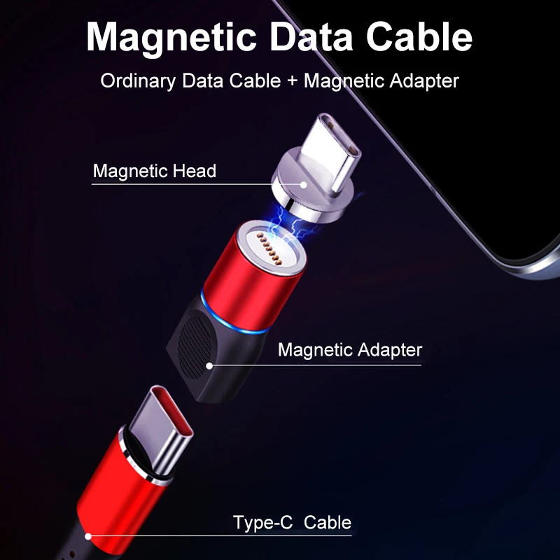 Micro Usb Magnetic Charging Adapter Type C Female to Male Converter Type-C Cable Data Transfer Micro USB Connector For iPhone