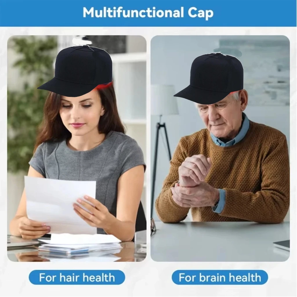 

Newest Laser Hair Growth Cap 96 Diodes Red Light Therapy Hat for Hair Loss Prevention Stimulate Hair Follicles for Thicker Hair