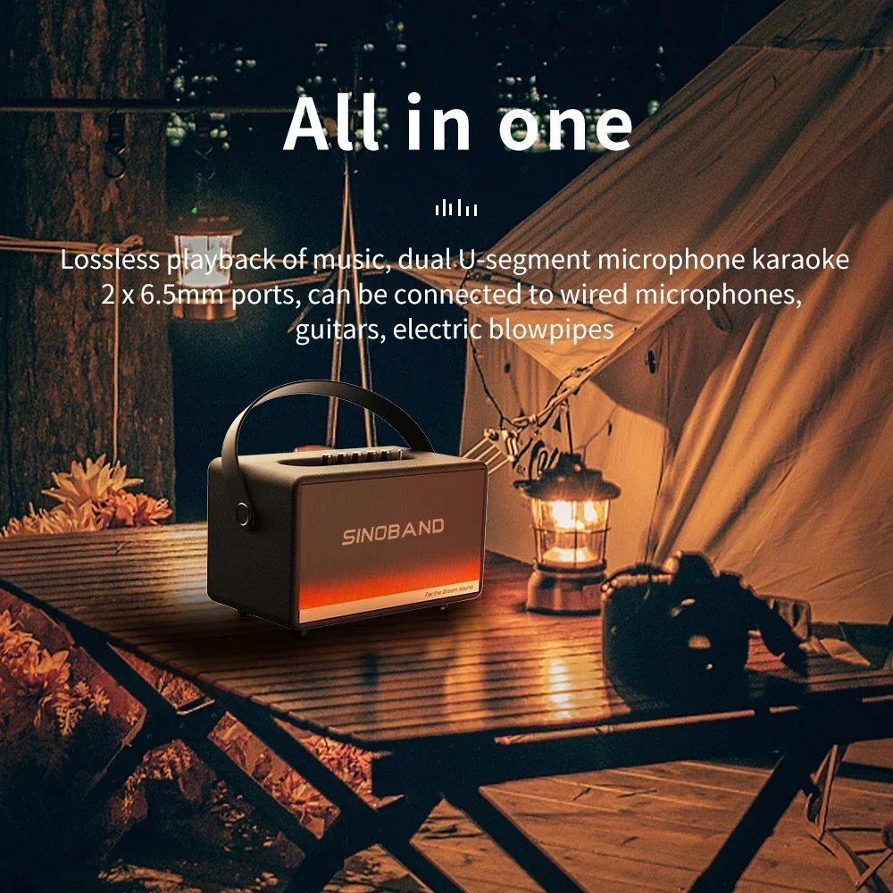 XDOBO Mirage 130W Wireless Karaoke Bluetooth Speaker Ultra High Power Subwoofer 6.5mm Instrument Home Theater Portable Sound Box