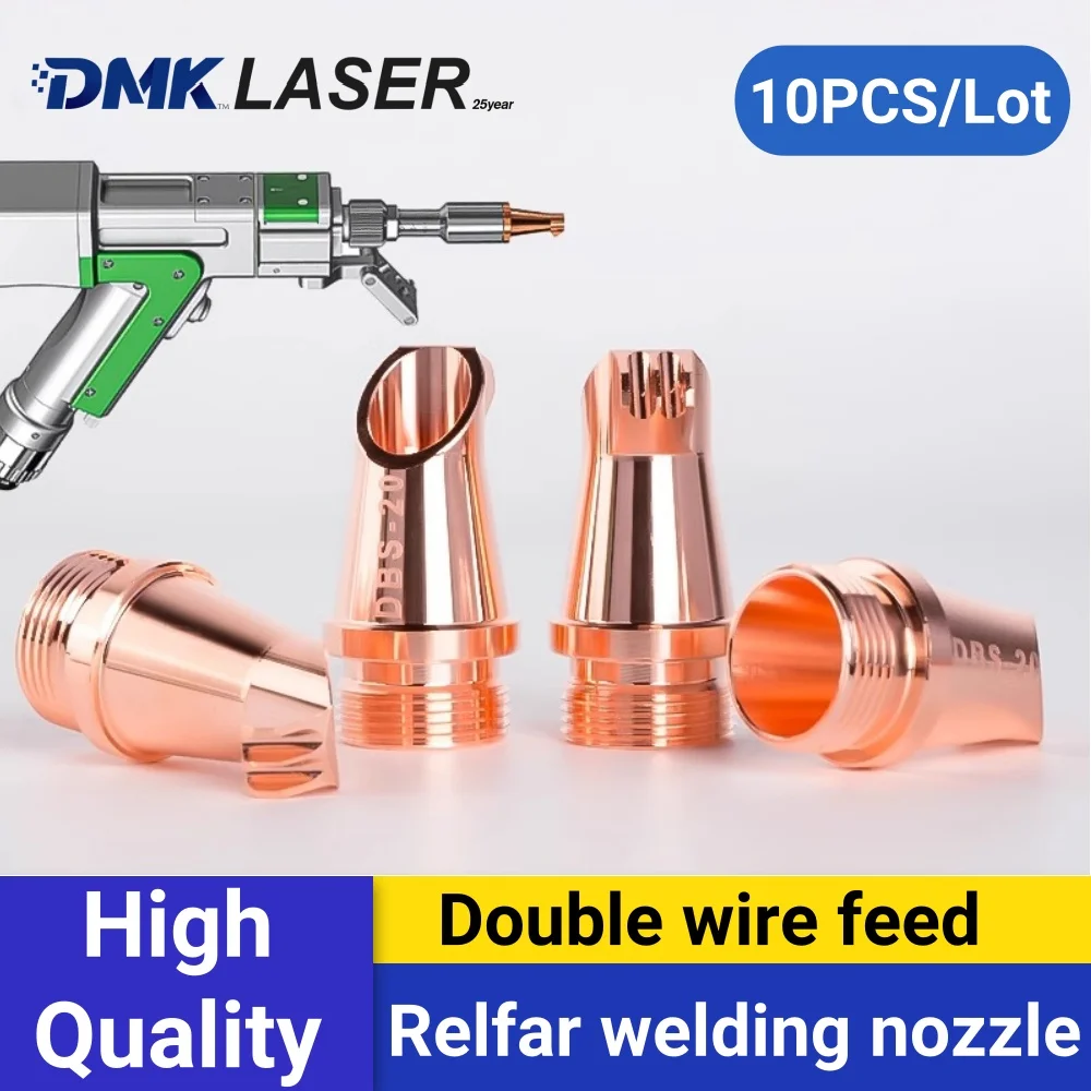 dmk-10-pieces-lot-relfar-laser-a-fibre-h35-m16-buses-d'alimentation-a-double-fils-dbs-16-20mm-pour-pistolet-de-soudage-de-tete-de-soudeur-a-main-relfar