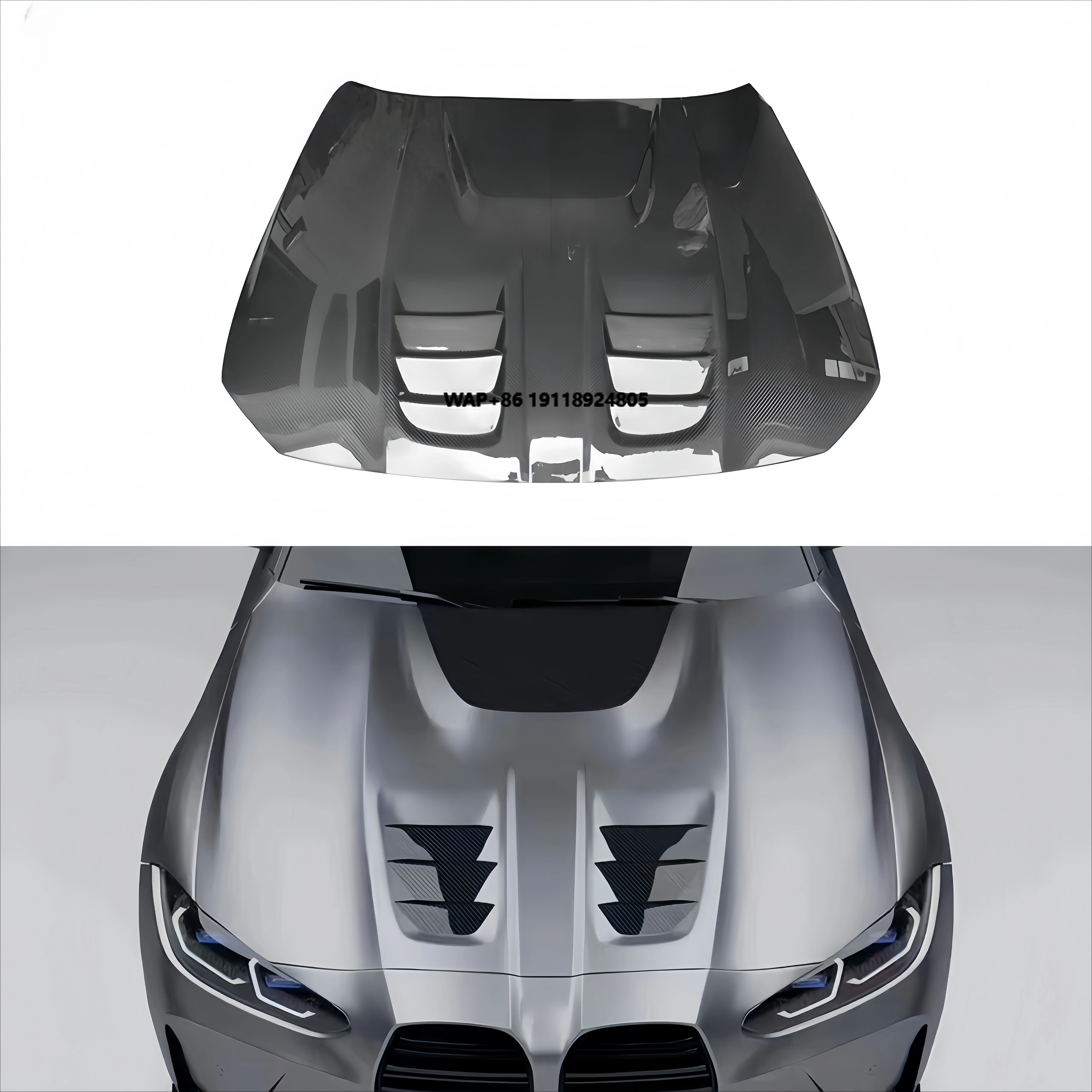 

Essential New Carbon Fiber Engine Cover G80 M3 G82 M4 Front Hood Clips Bolts Car Modification Black Screw-On 2020-