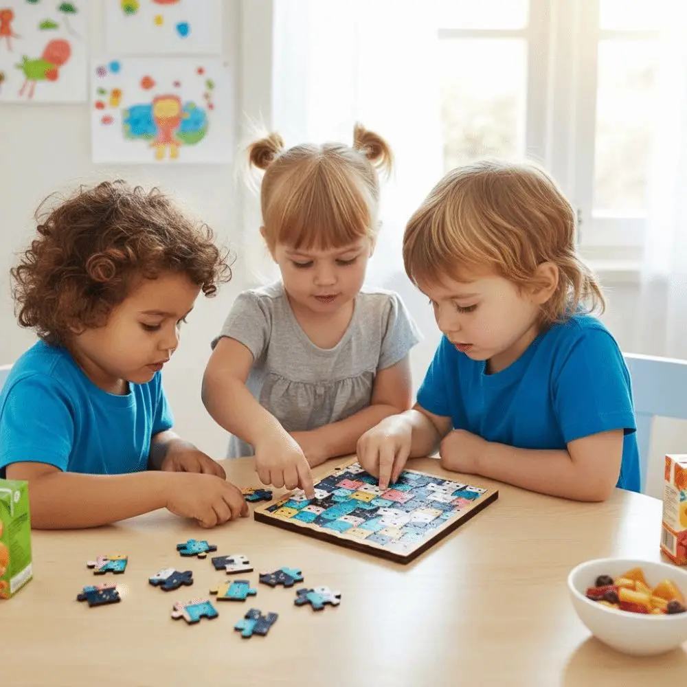 ألغاز خشبية مثيرة للاهتمام على شكل خاص ألغاز تعليمية للقطط ديكور منزلي غير منتظمة هدية للأطفال