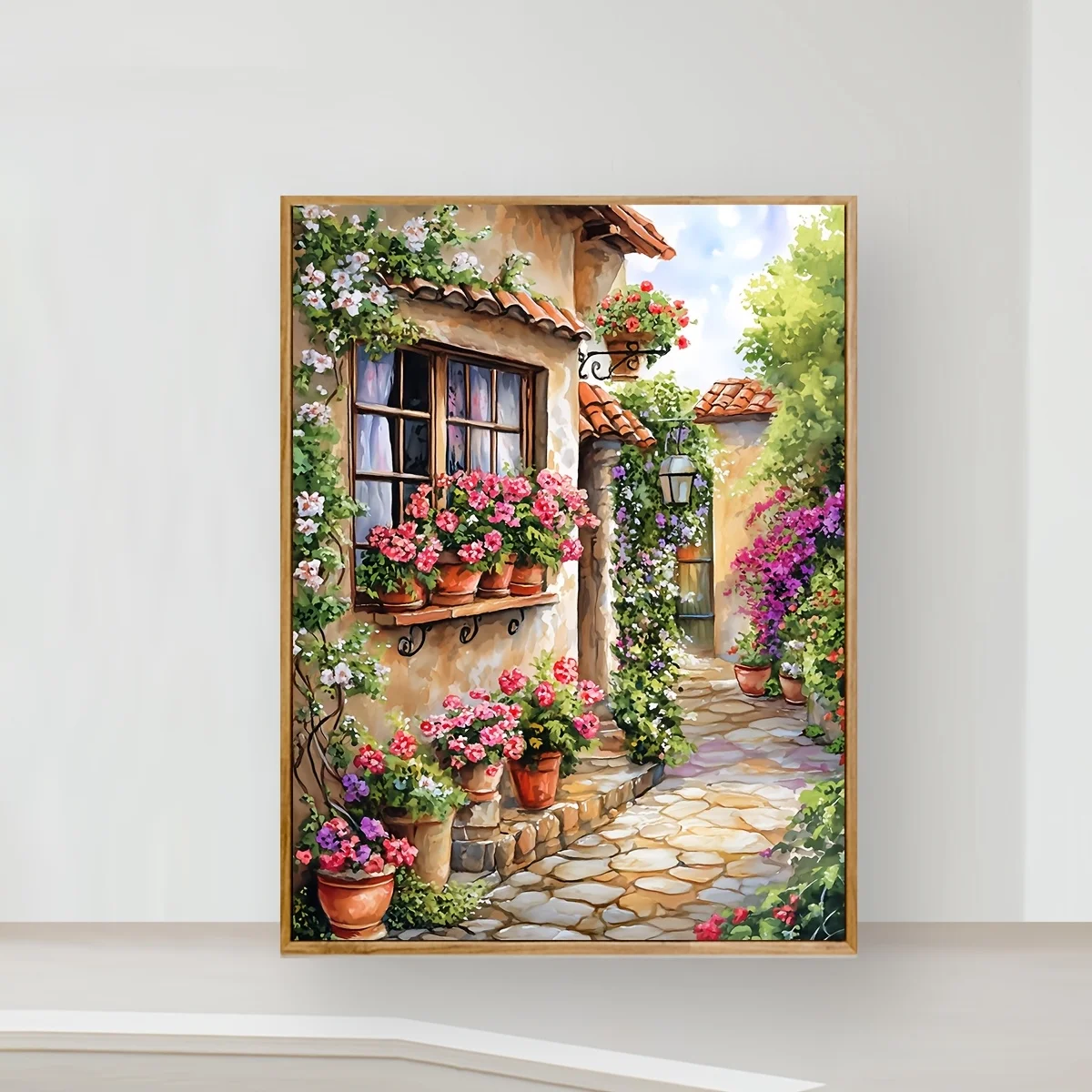 1 Set of 30x40cm-11.8x15.7-inch 11CT/14CT Printed Fabric Cross Stitch DIY Kit, Large Size, Gift Set view 3