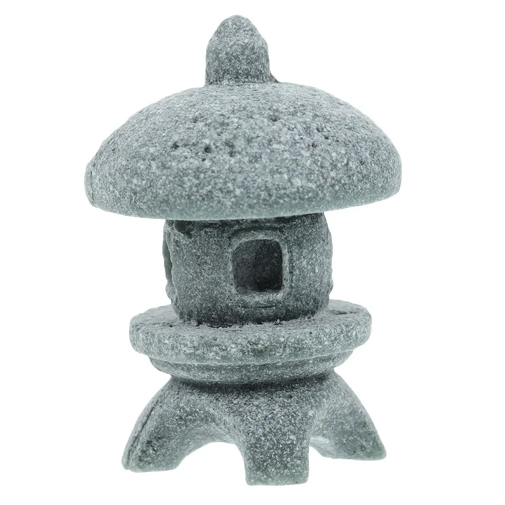 

Japanese Lantern Stone Sculpture Versatile Decoration for Gardens Fish Tanks Courtyards Longlasting Resistant to Damage