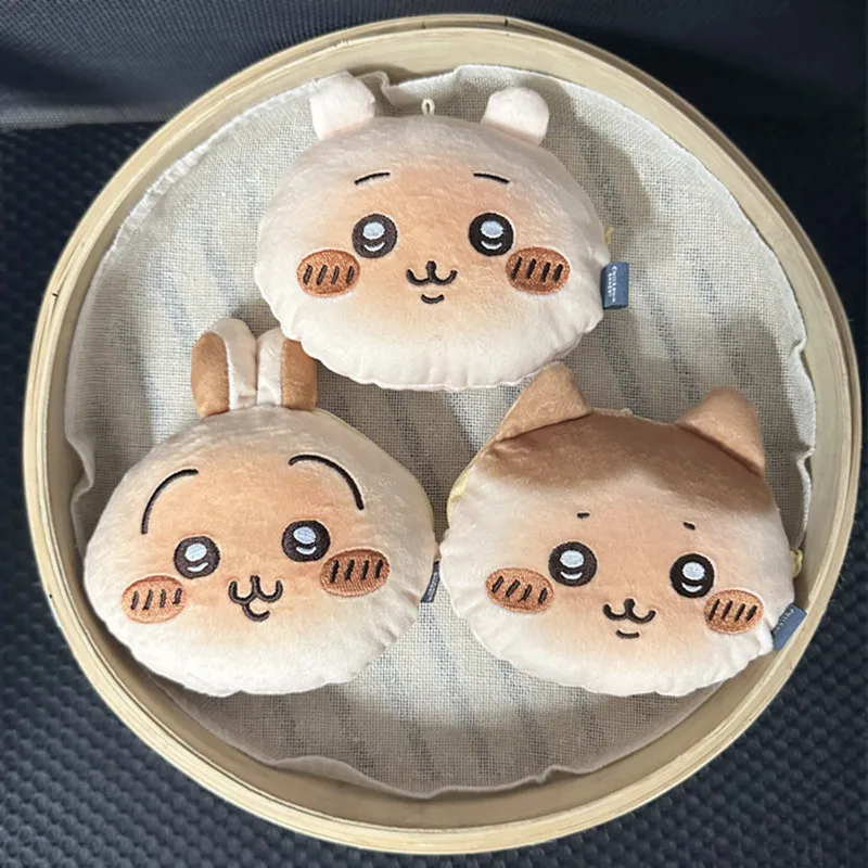 13 cm Original Chiikawa Dorayaki Plüsch Puppe Schlüsselbund Geldbörse Cartoon Nette Hachiware Nette Plüsch Puppe Tasche Anhänger Geschenk Spielzeug