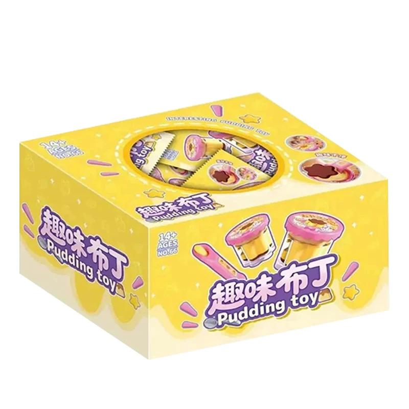 4 سنتيمتر الغذاء تغذية بودنغ صندوق أعمى تغذية لعبة متعة أكياس أعمى محاكاة دور اللعب لعبة البودينغ اللعب منزل لعب لصديق الفتيات