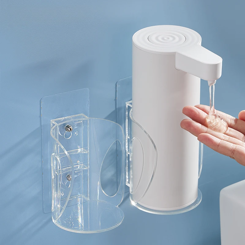 Soap dispenser bracket Non perforated wall bracket Automatic soap dispenser rack Bathroom wall hanging