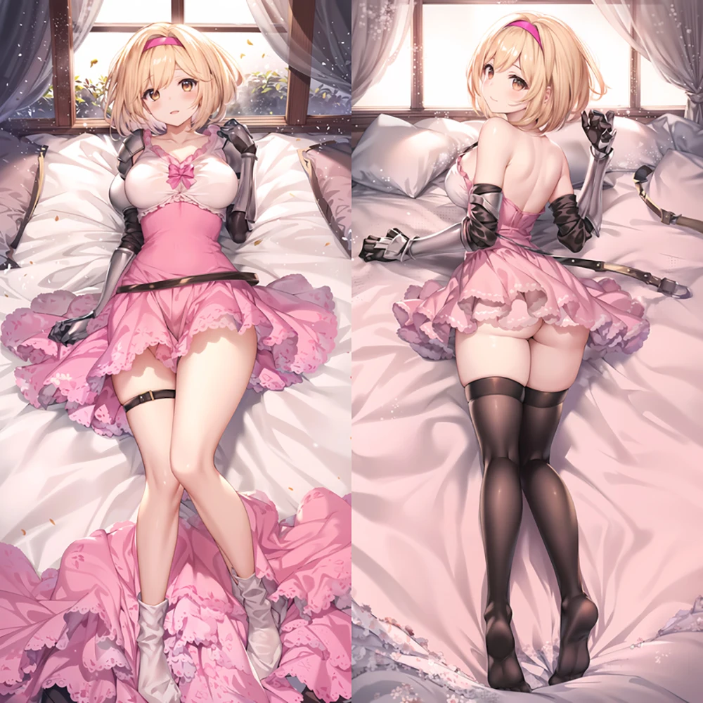 

Djeeta Anime Dakimakura Pillowcase Hugging Full Body Pillow Cover Case Double-sided Print Dropshipping Can Be DIY Customized