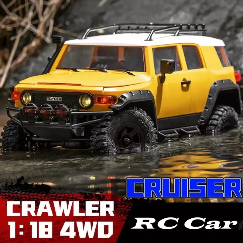 FMS 1/18 FJ Cruiser Simulation Climbing Off-road Vehicle Model Full Size Electric Remote Control Climbing Toy Children's Gift