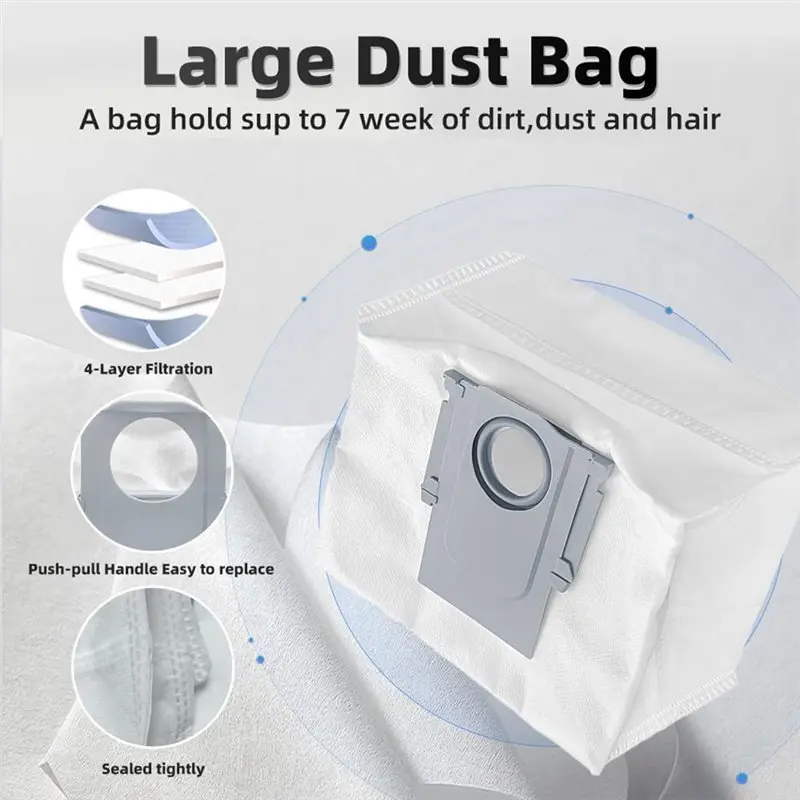 24-Hour Delivery For Roborock Q5 MAX+ /Q5 Pro/Q5 Pro+ /Q8 Max/Q8 Max+ Compatible Replacement Accessories Kit Robot Vacuum Cleane