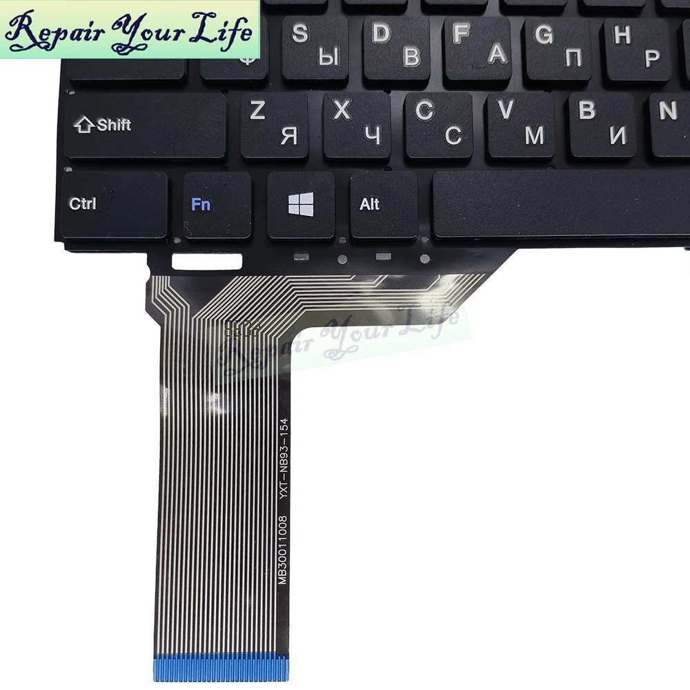 Imagem -04 - Teclado Russo ru para Digma Eve 15 C400 Es5041ew C423 Es5069ew C413 Es5059ew C419 Es5065ew Mb30011008 Yxt-nb93154 Pride-k2809