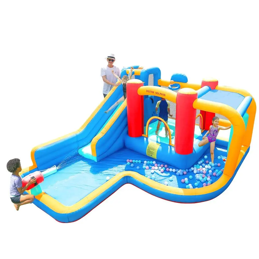 Hot selling new design inflatable castle with slide water slide jumping castle house children's inflatable castle