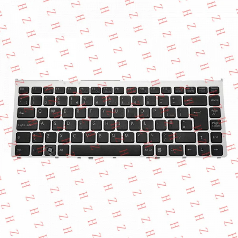 P+ for Sony Vaio VGN-FW11 VGN-FW21 VGN-FW3 VGN-FW4 VGN-FW5 UK Grey QWERTY Keyboard