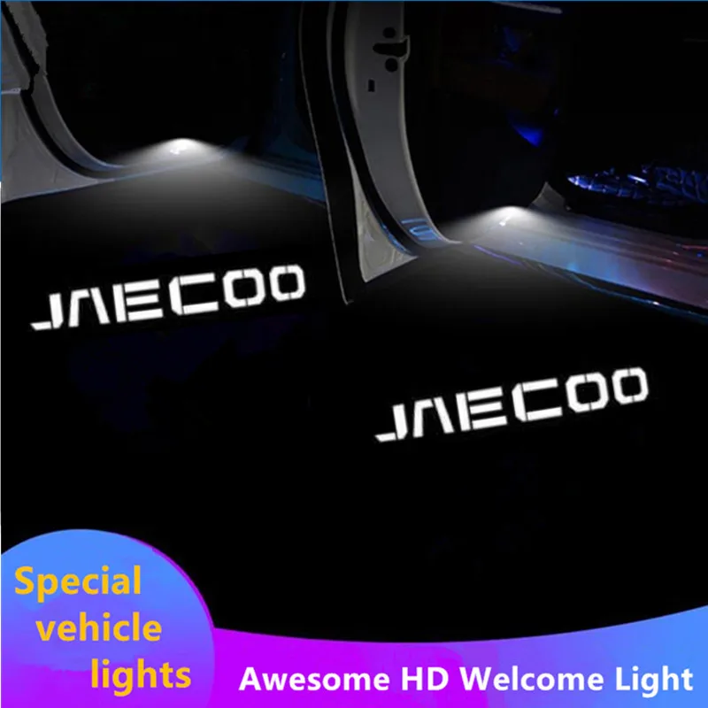 For CHERY JAECOO LED Car Door Opening Warning Atmosphere Light Decoration Welcome Decor Ambient Lamp Safety Auto Accessories 12v