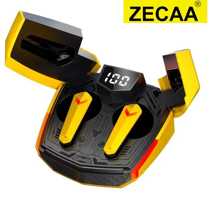 

ZECAA In Ear TWS Bluetooth Wireless Headset Digital Video Game Stereo Sound Earphone Bluetooth Wireless Game Headset