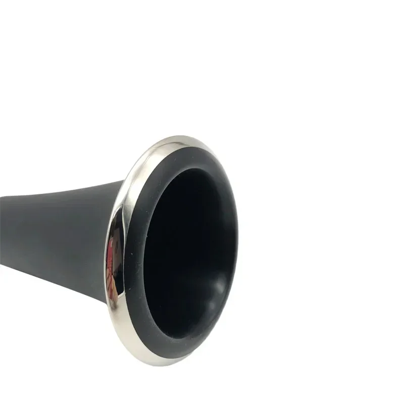 1pcs black Bb Clarinet Bell - Alloy Ebonite Speaker with Anti-Crack Copper Ring
