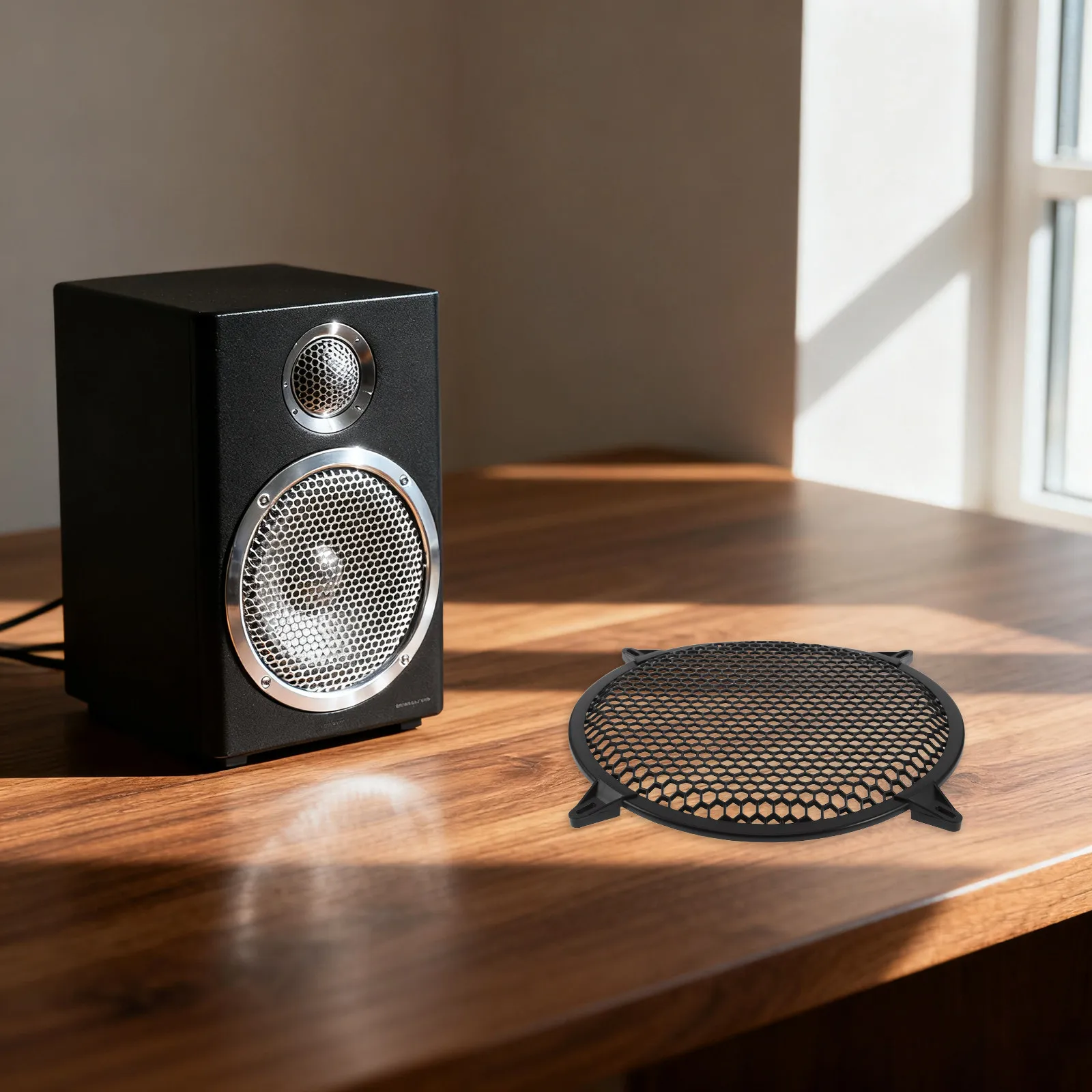 

2 шт. 12-дюймовые черные защитные решетки для динамиков, прочные пластиковые аудиосетки, круглые решетки для сабвуферов, для дома, автомобиля, DIY, пылезащитные