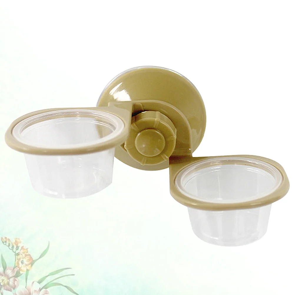 

Hanging Reptile Feeding Bowl Double Food Dish For Turtle Lizard Frog Terrapin Easy Clean Pet Feeder Reptile Supplies