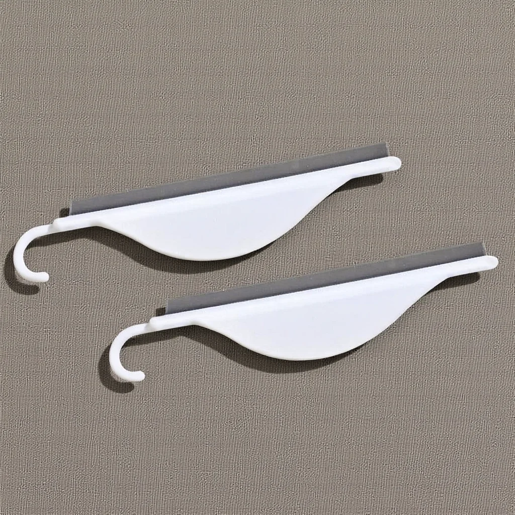 

2Pcs Silicone Window Squeegee Durable Glass Cleaner with Handle Bathroom Mirror Scraper Car Window Wiper Easy Cleaning Tool