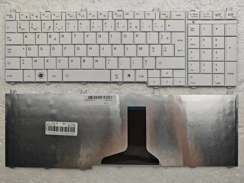 French laptop keyboard For Toshiba Satellite C650 C655 C655D C660 C670 L650 L655 L670 L675 L750 L755 l755d FR AZERTY