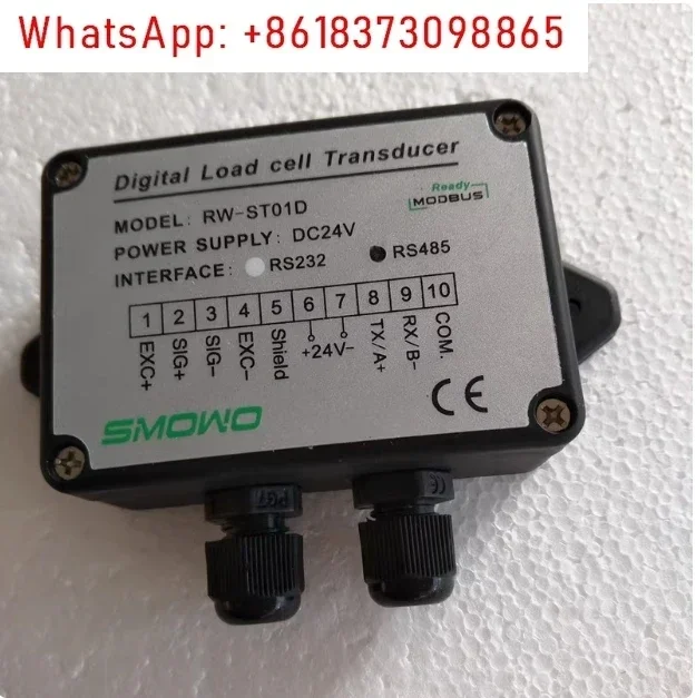 Load Cell Amplifier 24-bit AD Weighing Transmitter Weight Sensor Voltage Current Converter RS232 or RS485 Modbus RTU