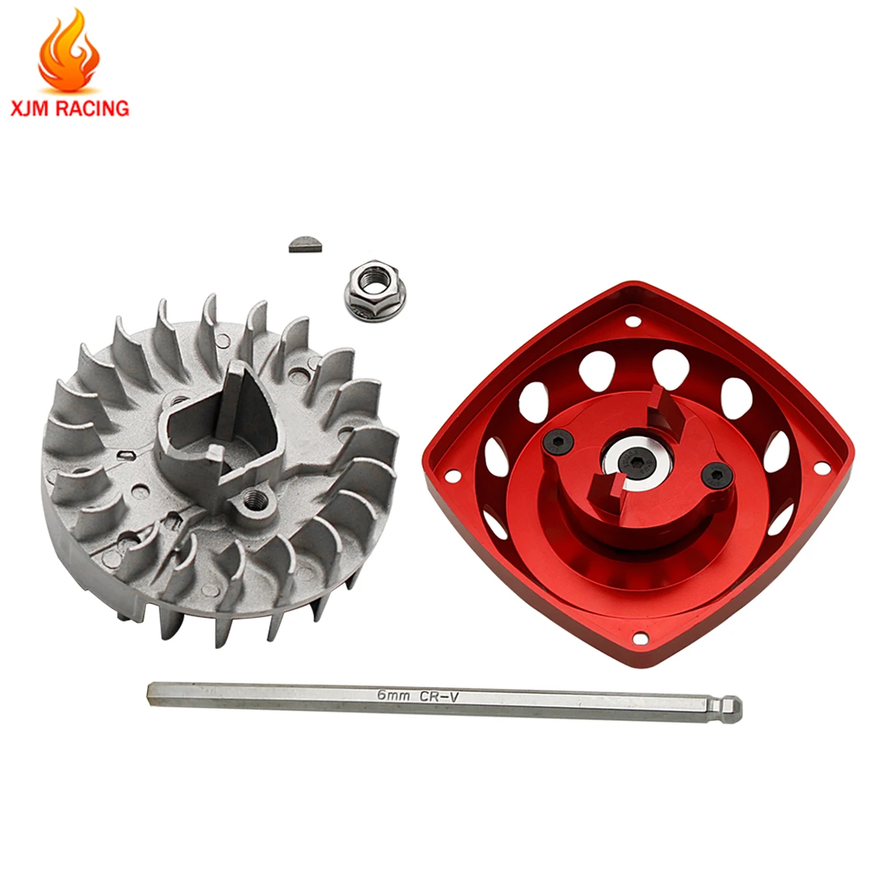 Alloy Roto Starter Electric Starter Fit Zenoah CY 23CC-58CC Engine for 1/5 HPI Rovan Kingmotor Baja Losi 5ive T FG Rc Car Parts