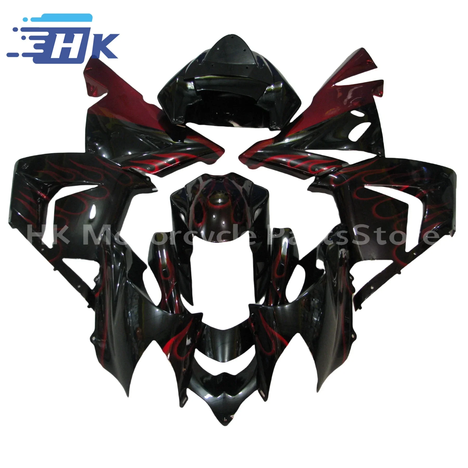 

Комплект обтекателей для мотоцикла, пластиковый комплект для Kawasaki ZX-10R Ninja 2004-2005, аксессуары, ABS, литьевой кузов ZX10R 636 04-05