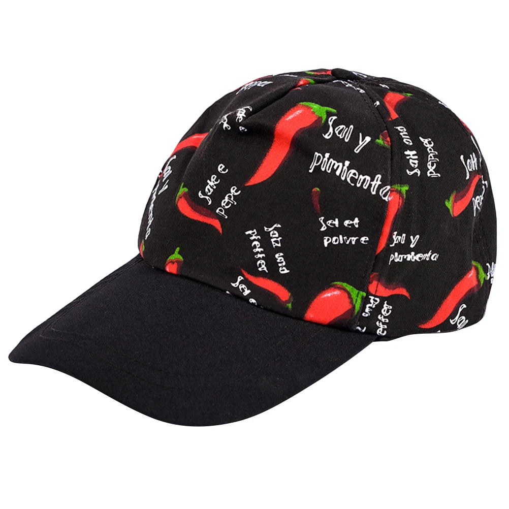 

Black Baseball Cap Chef Skull Catering Kitchen Hats for Men Aldult Restaurant Working Caps Women Man
