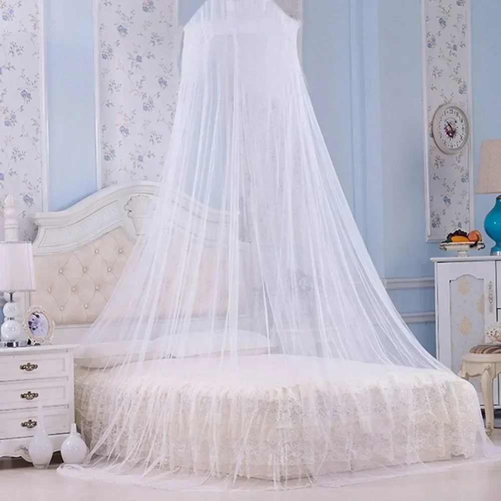 Mosquito Mesh Net Large Dome Hanging Mosquito Net Bed Net Tent Princess Style Polyester Lace Mesh Mosquito Easy To Install