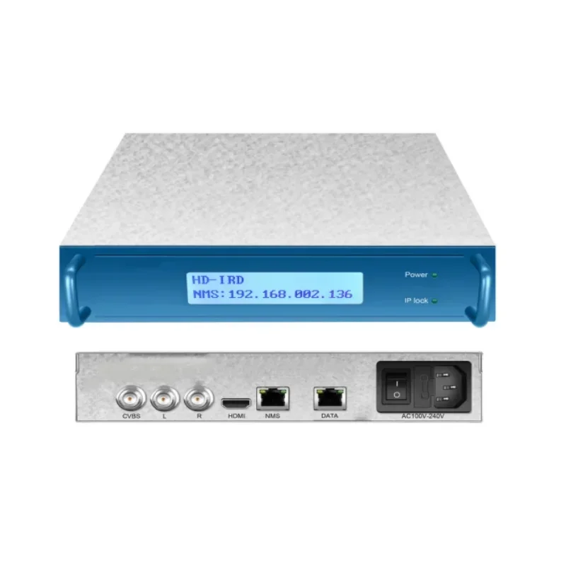 

Bestseller Bestseller Mini Network Decoder SRT/HTTPS/HLS/M3U8/RTMP IP To SDI/HD-MI/AV Output HD IRD Video Decoder H.264 H.265 D
