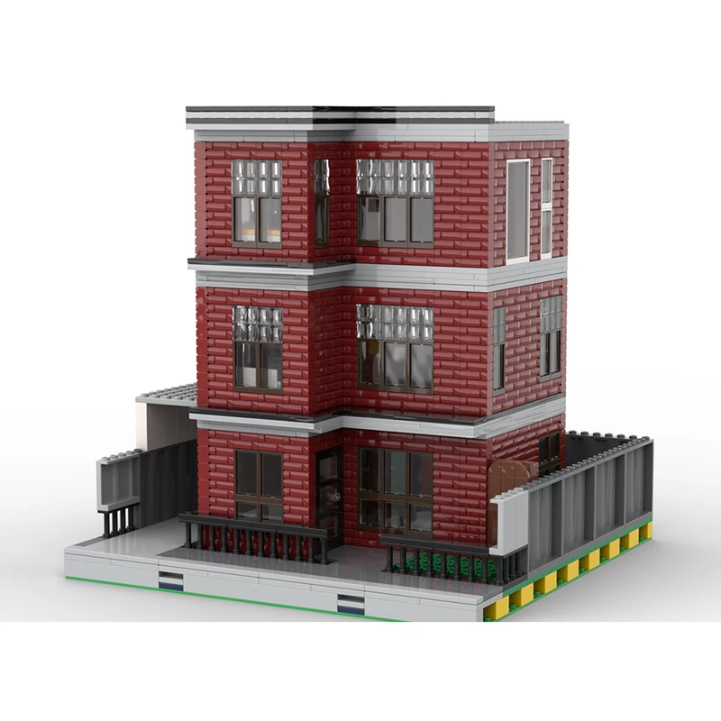 Moc blocos de construção casa modular tecnologia tijolos modulares modelo presentes brinquedos de natal diy conjuntos montagem!
