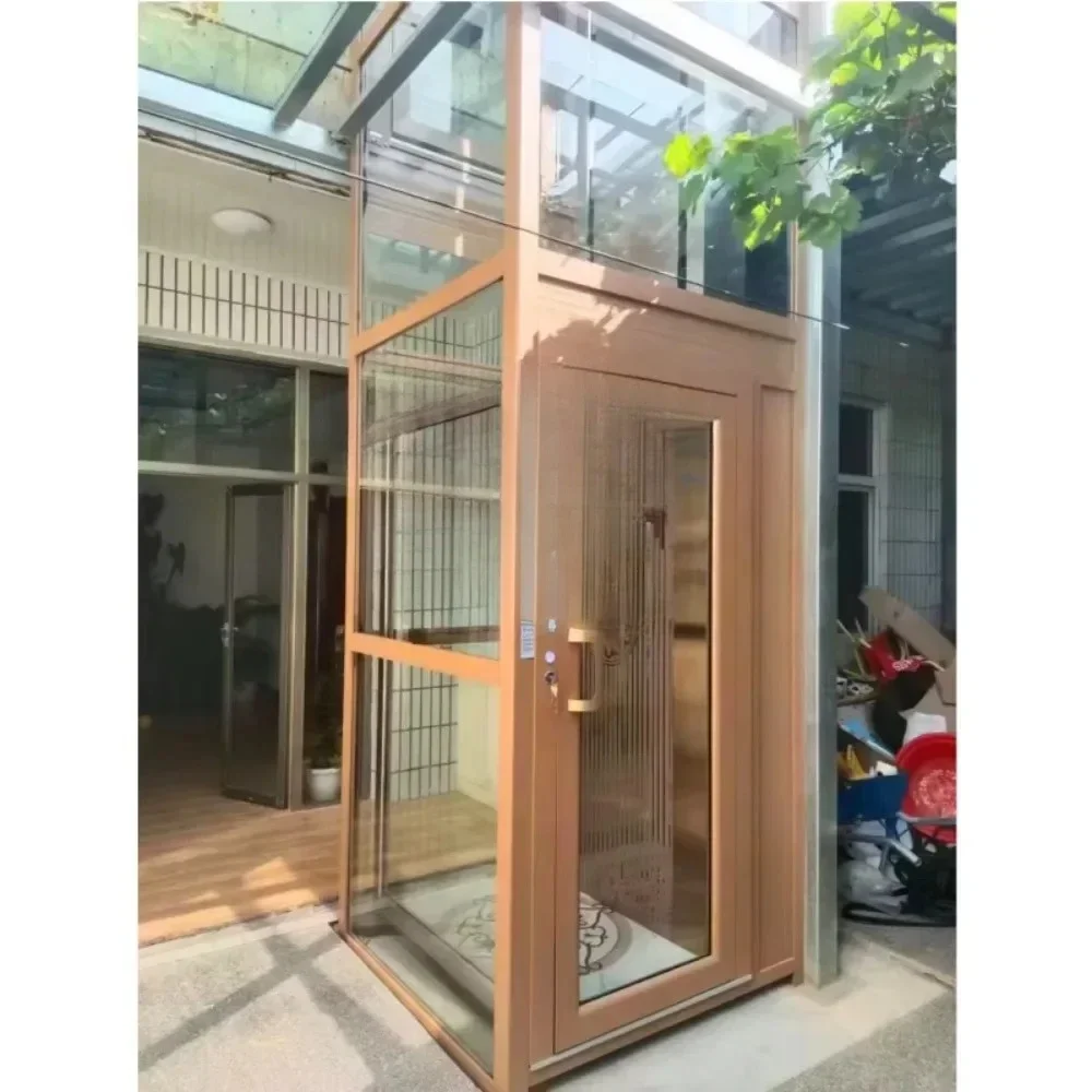 Best pri hydraulic residential elevator small home lift /2 floor 3 floor electric house elevator passenger lifts