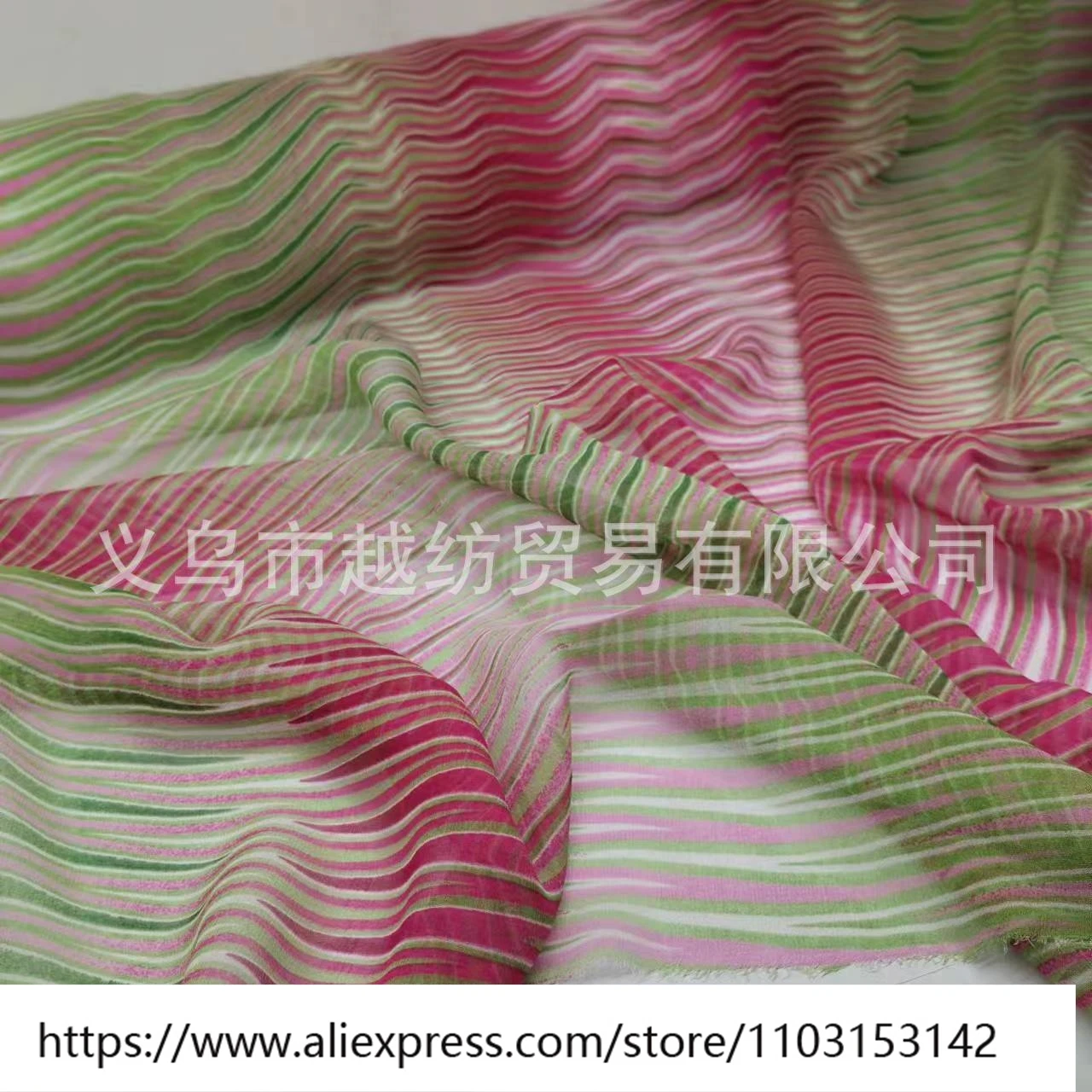 Zomer licht en licht transparant zijde Qiao Qi stof smalle mode