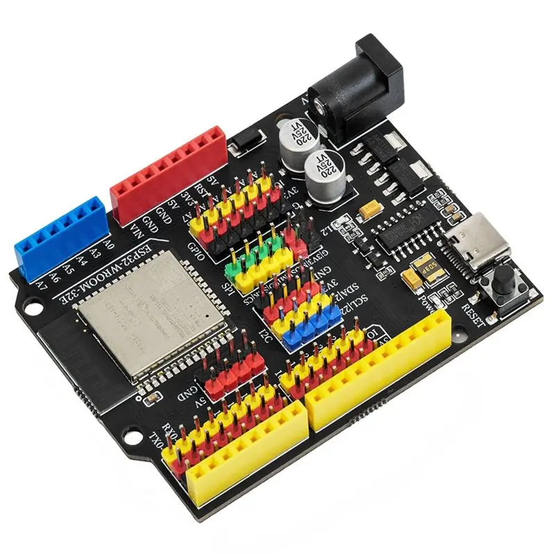 

Плата разработки AS95-ESP32 WROOM-32E с Wi-Fi и Bluetooth, двухъядерный 32-битный микроконтроллер, для программирования в Arduino IDE