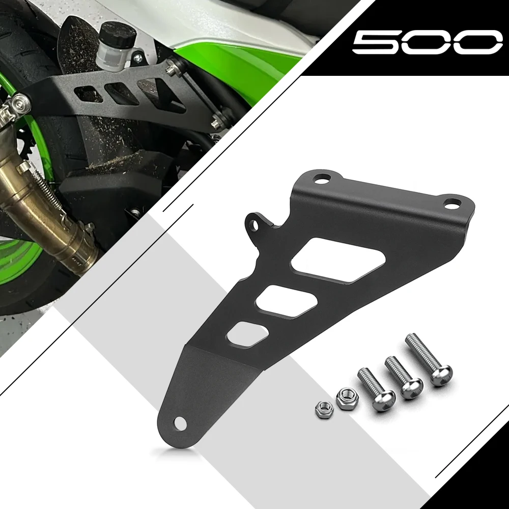 

For Kawasaki Z 400 Z 500 Ninja400 Ninja500 2018-2026 Z400 Z500 Motorcycle Exhaust Hanger Bracket Rear Footpeg Blanking Holder