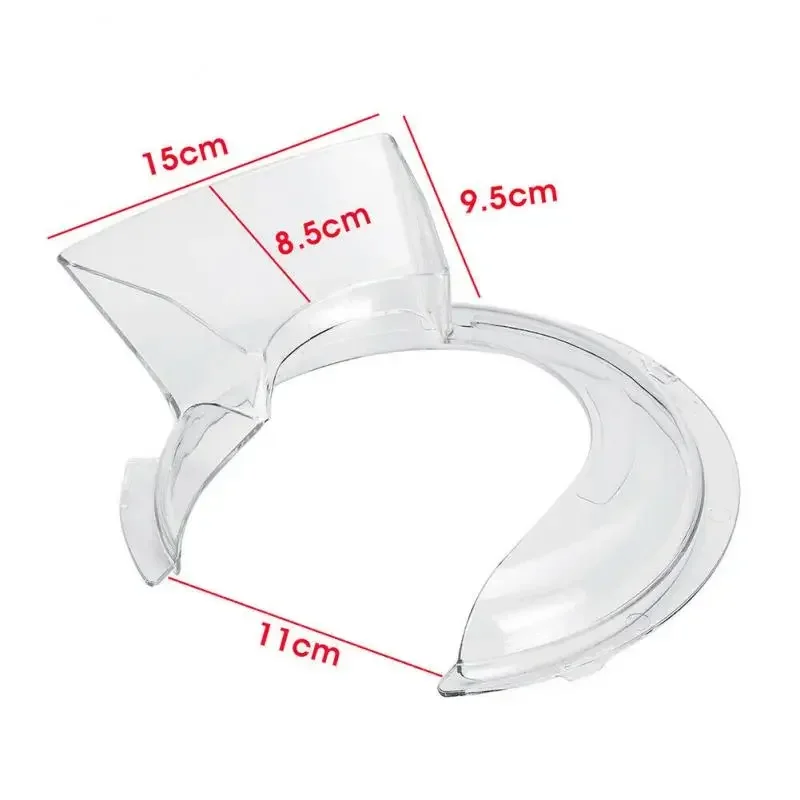 For KitchenAid Dishwasher Safe，KN1PS Dumping Cover 4.5-5 Quarts, KN1PS Dumping Shield Bracket Mixer Compatible Pouring Shield